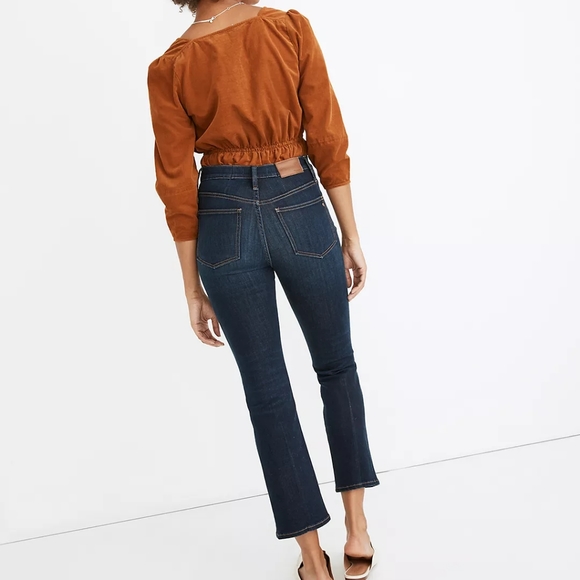 Madewell Boho Cali Demi-Boot Leg Flare Jeans 23S - Picture 2 of 6
